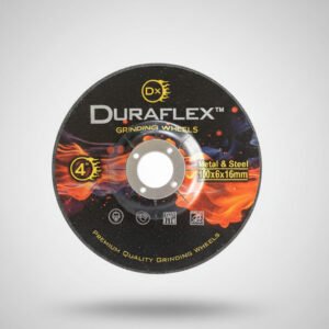 Duraflex Metal & Steel Grinding Wheel – 4" × 6mm | High-Performance Premium Grinding Disc