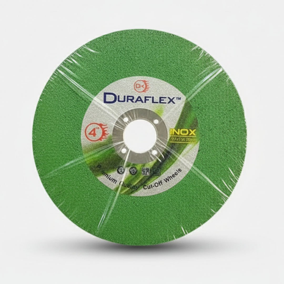 Duraflex INOX Cutting Wheel – 4"x1.5mm | Single Net Glass | Stainless Steel Cutting Disc