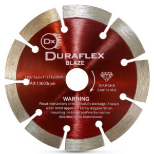 Duraflex Blaze Diamond Saw Blade – 110mm × 20mm | High-Speed Marble & Tile Cutting Blade (Max 13,600 RPM)